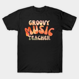 Groovy Music Teacher T-Shirt